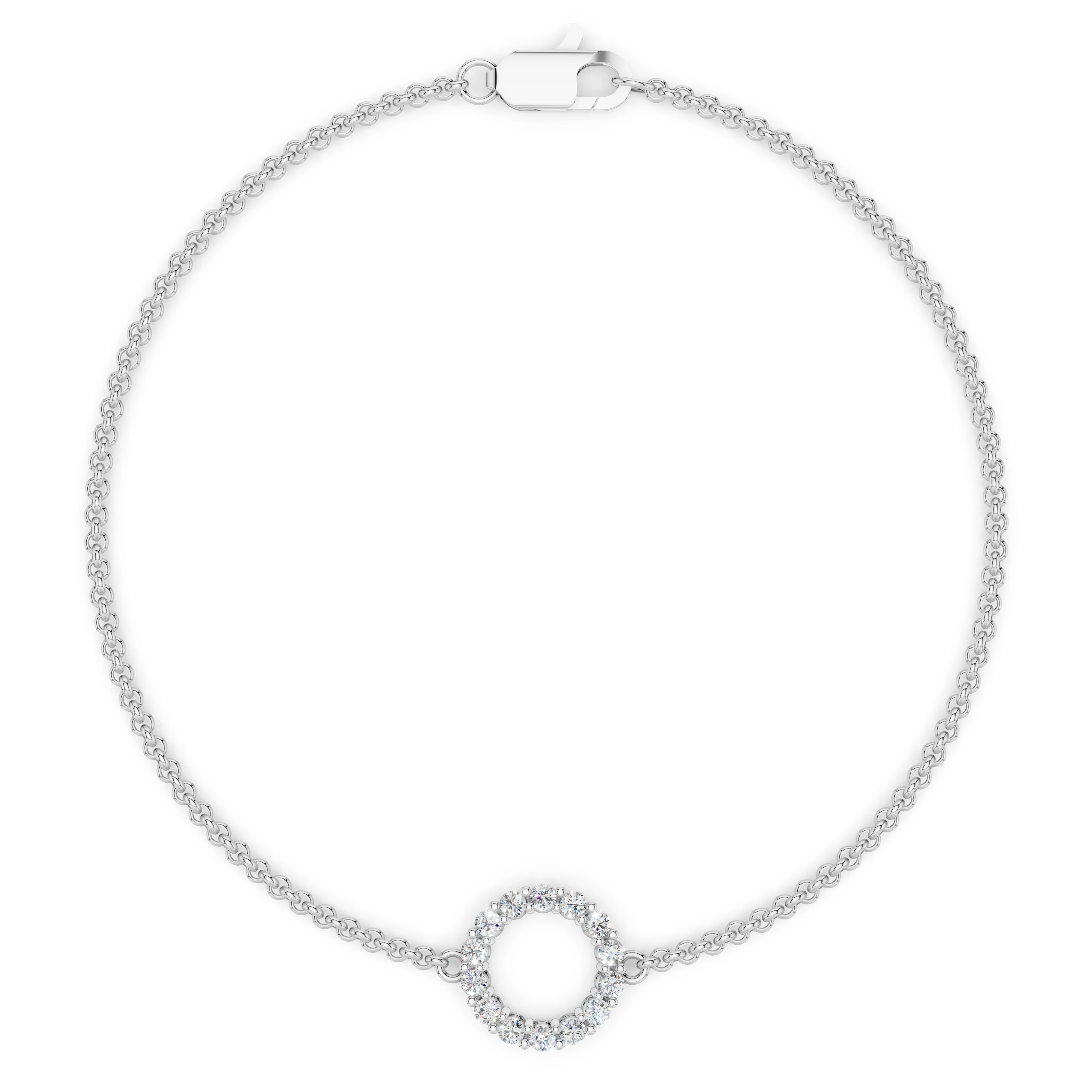 Náramek B010 s přírodními diamanty
