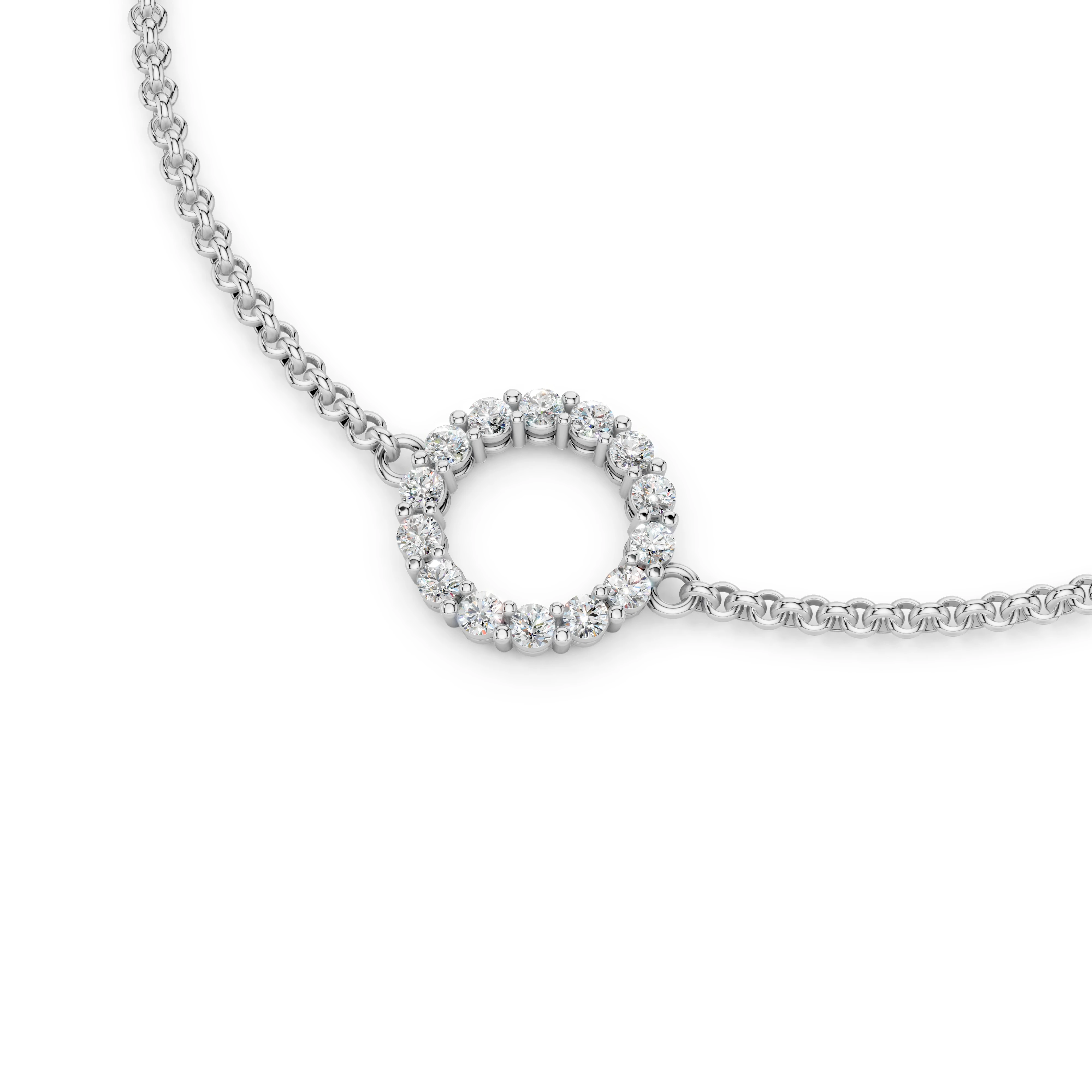 Náramek B010 s přírodními diamanty