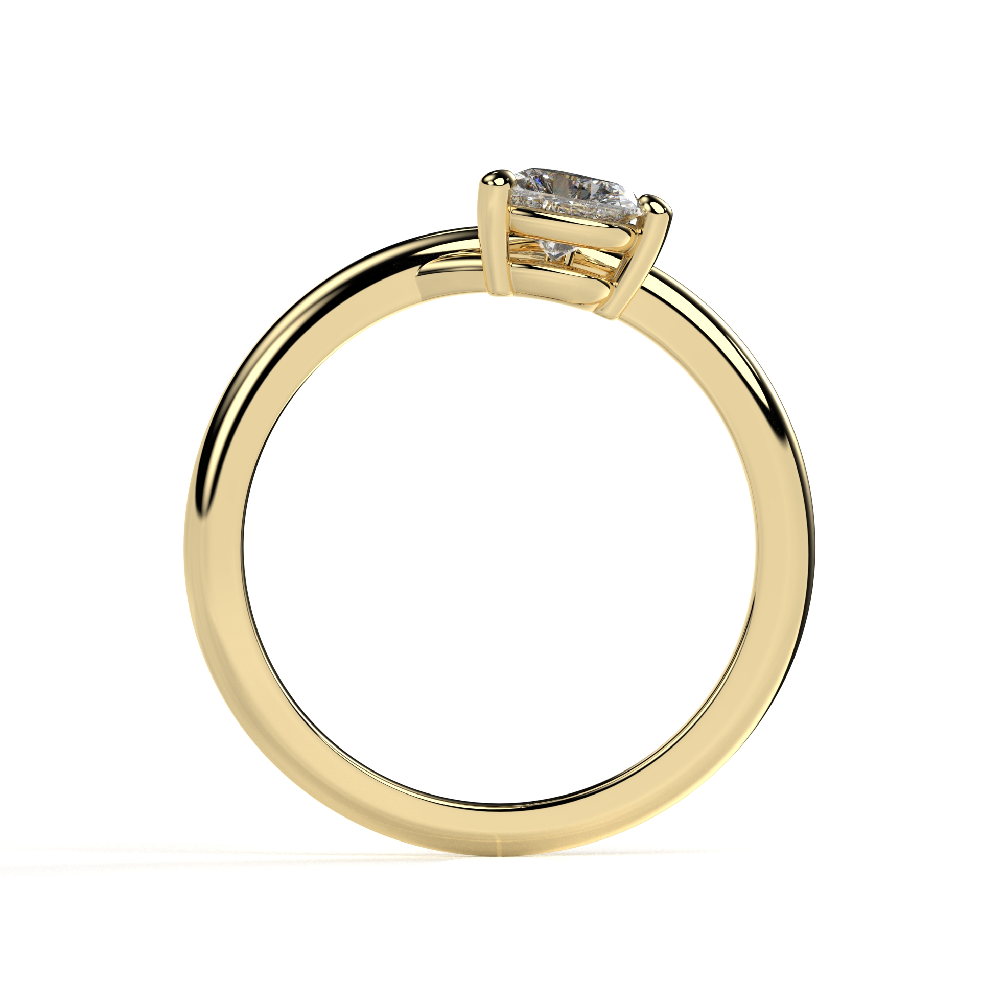 Prsten BR084 s moissanite