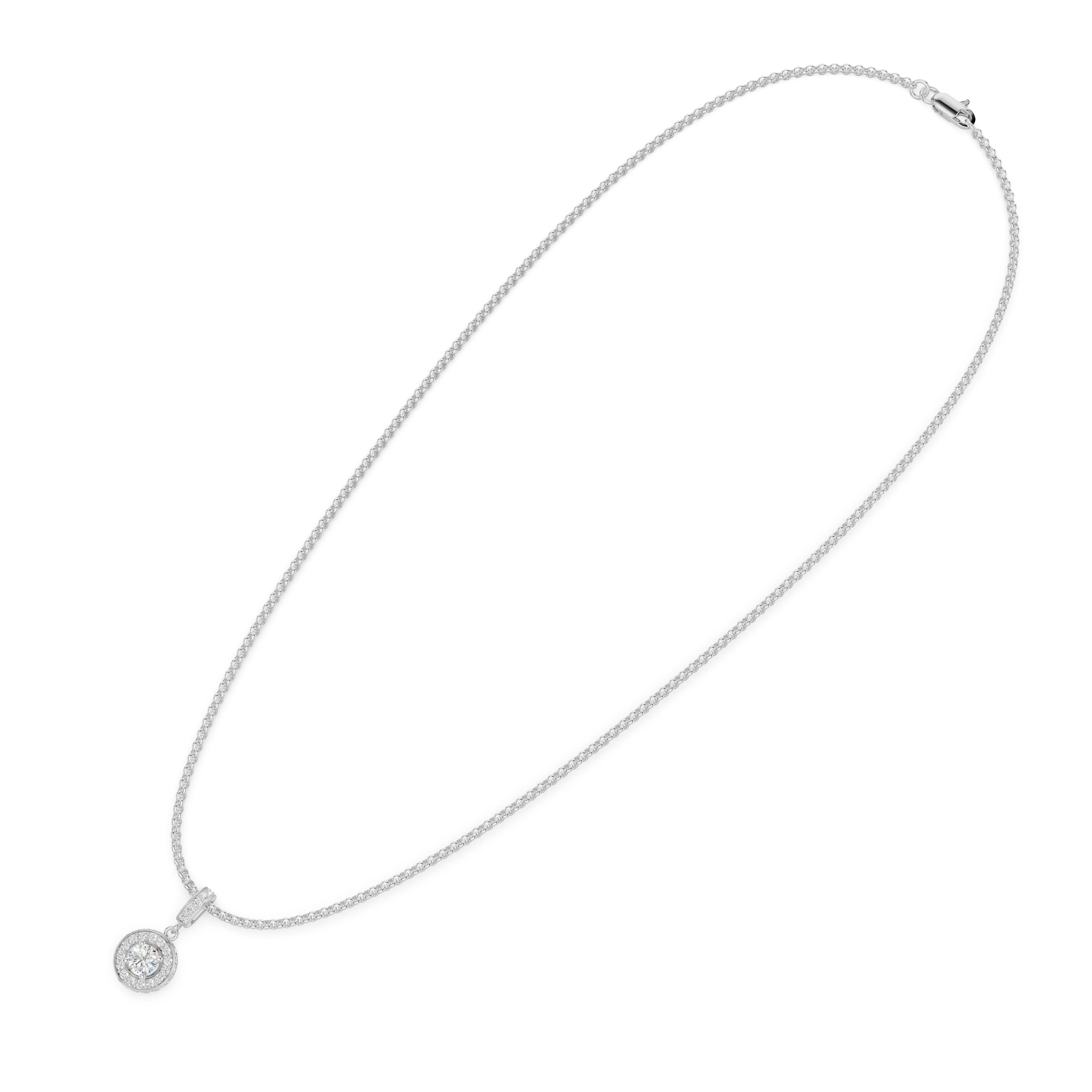 Zlatý náhrdelník s diamanty