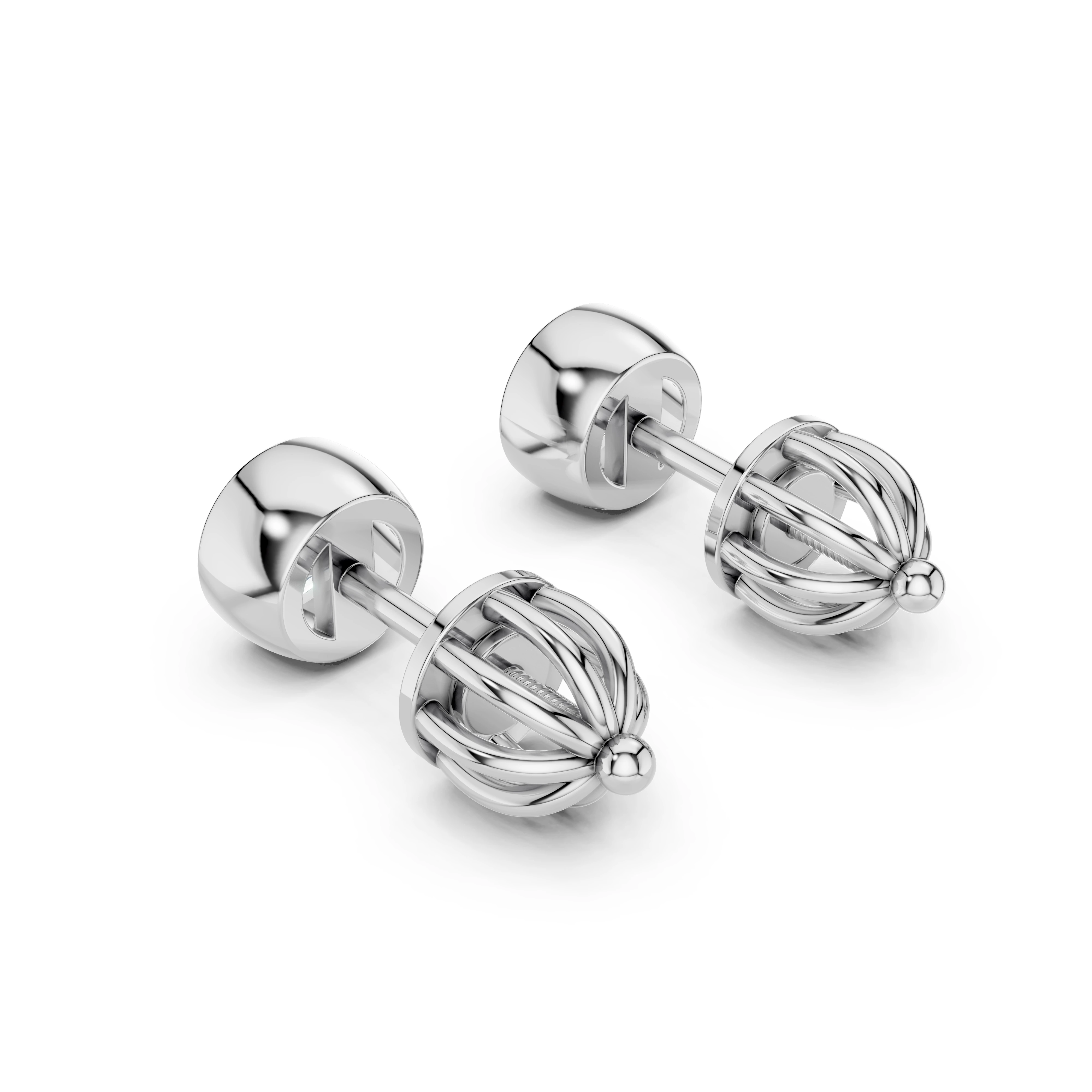 Náušnice E006 s laboratorními diamanty