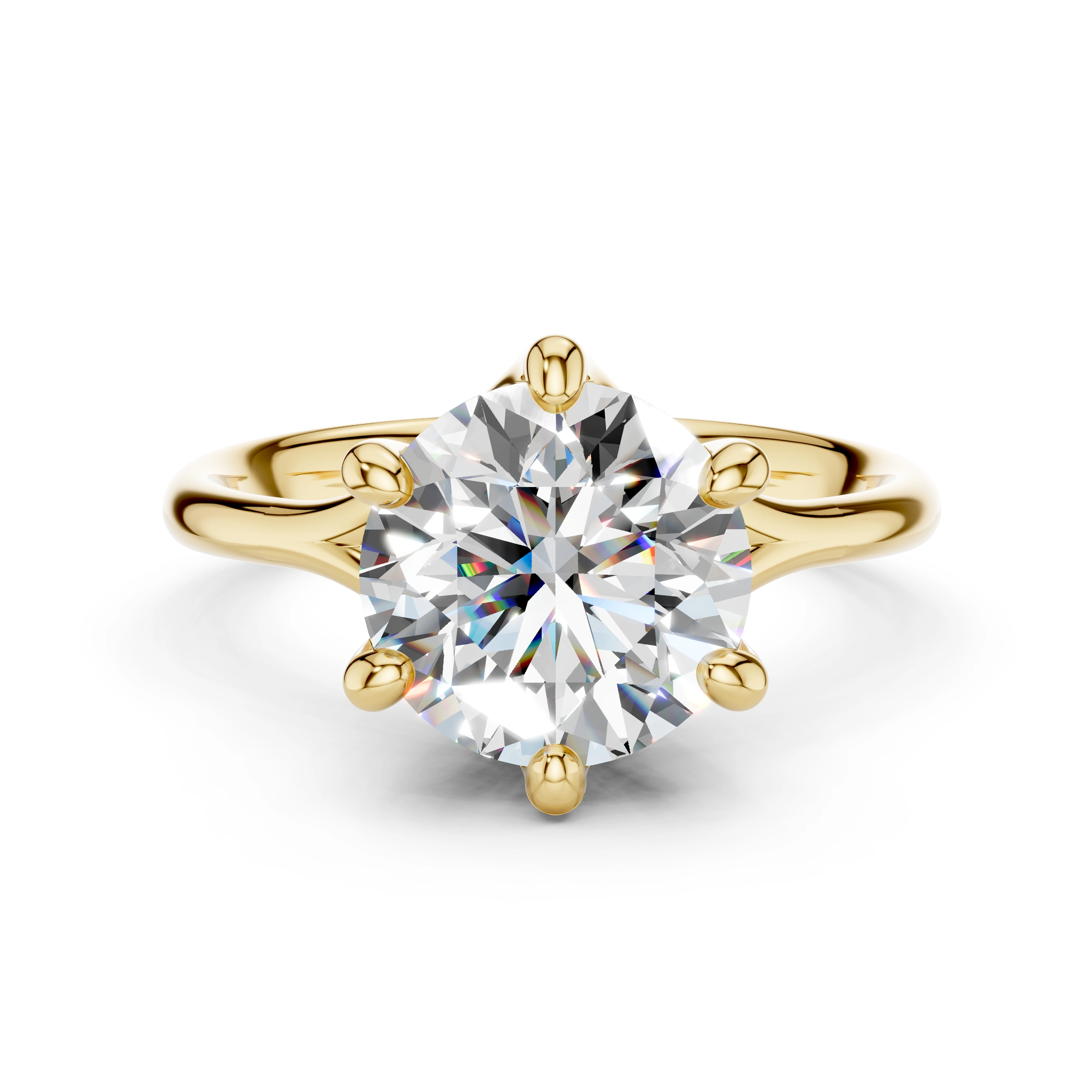 Prsten L017 s laboratorním diamantem