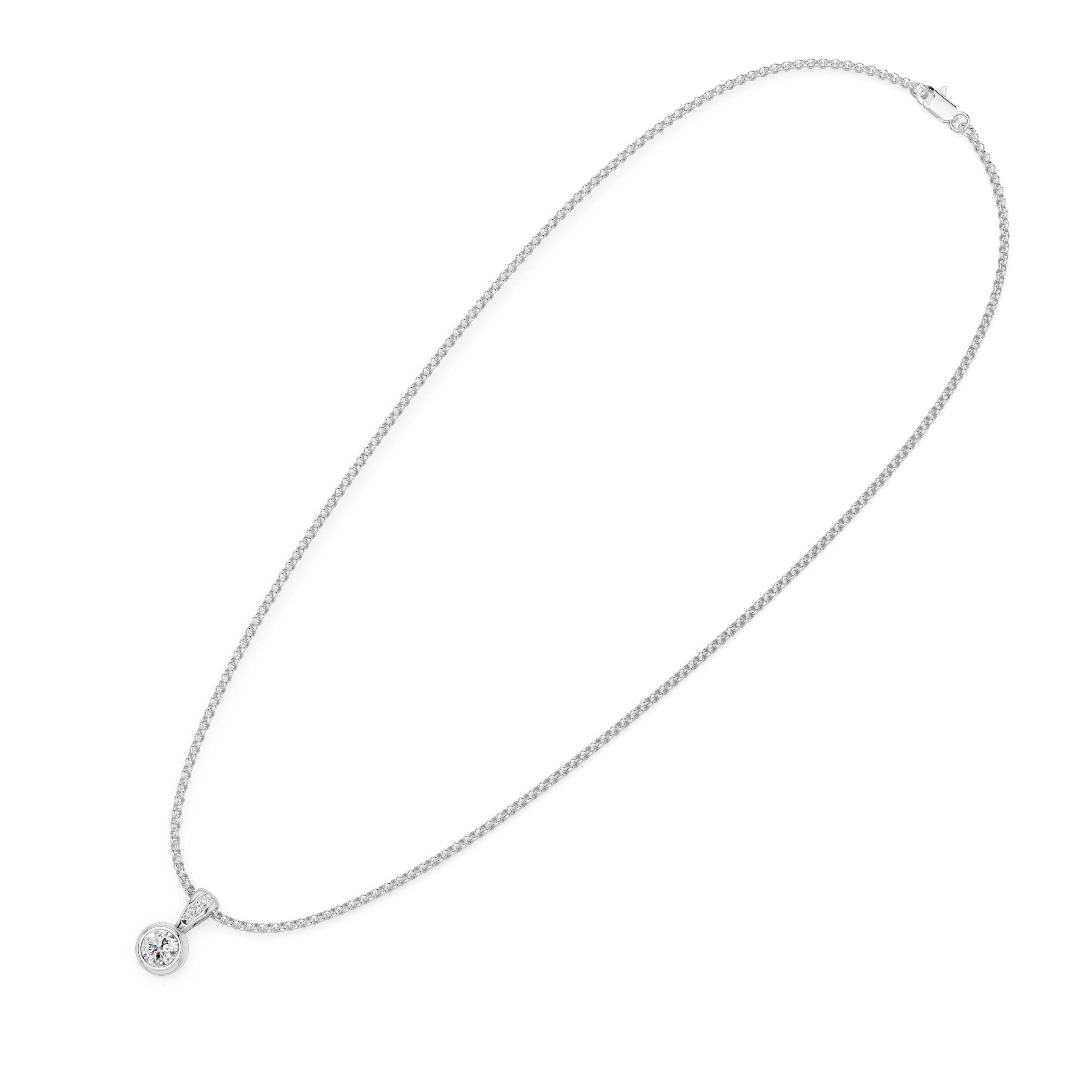 Zlatý náhrdelník s diamanty