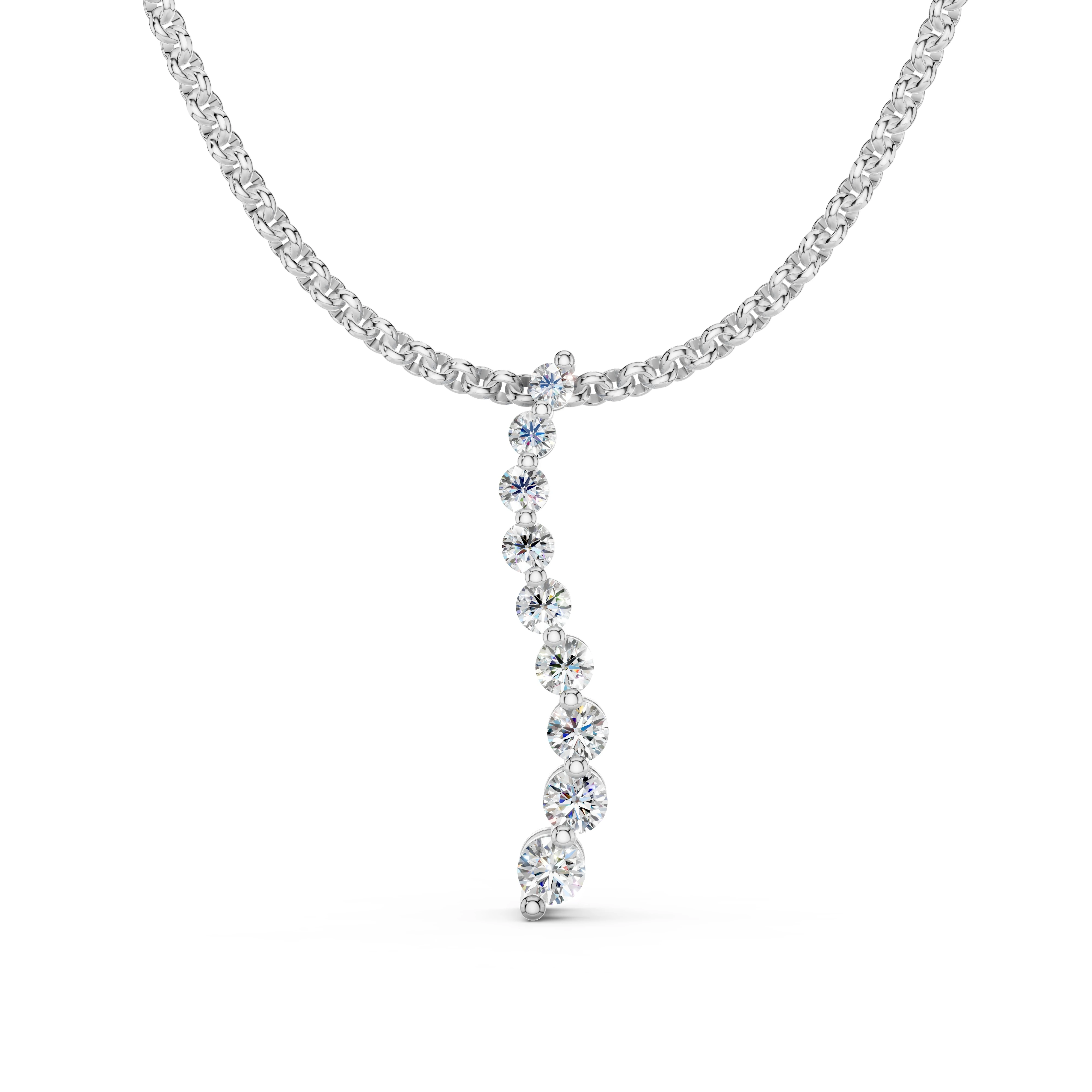 Elegantní zlatý nahrdelník s diamanty