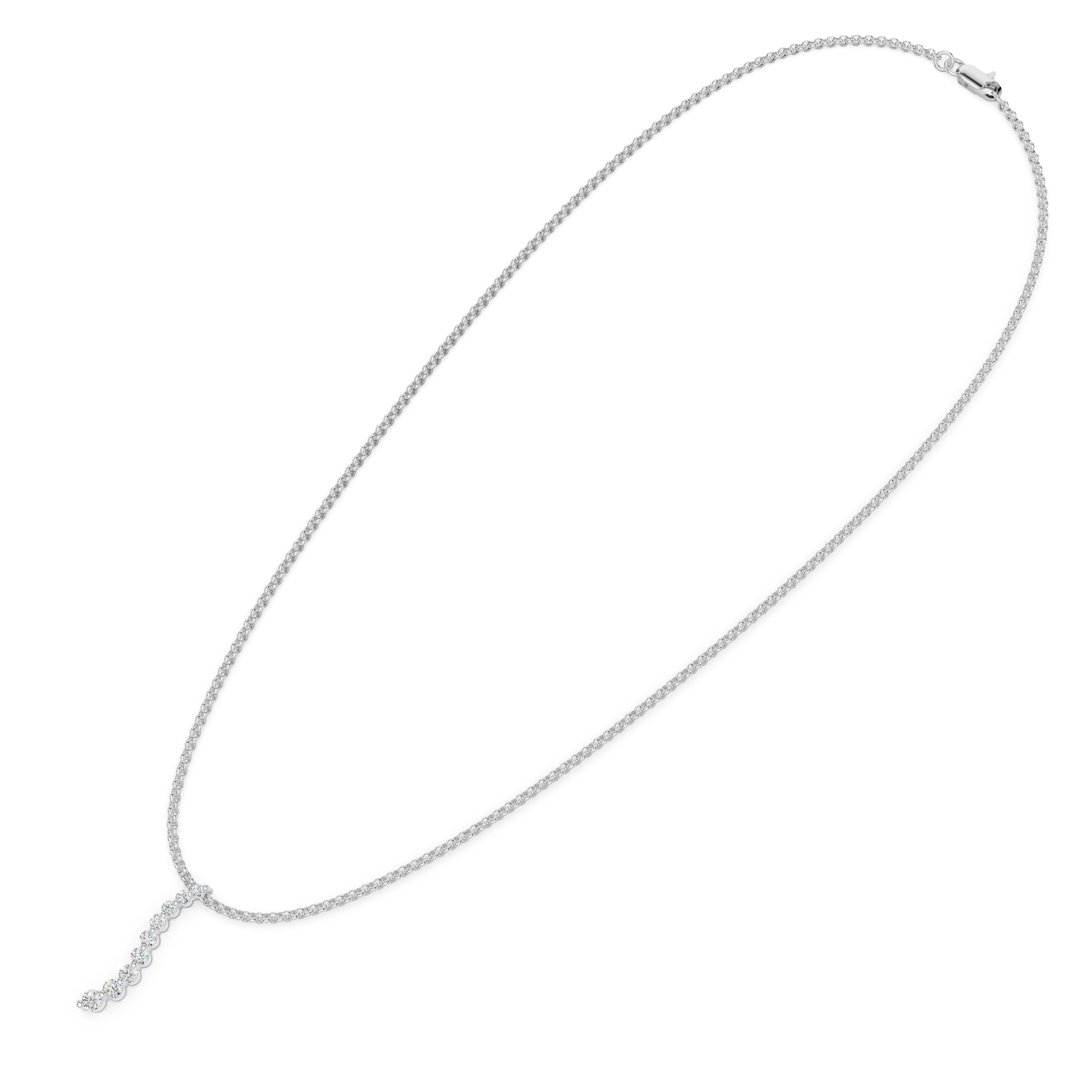 Elegantní zlatý nahrdelník s diamanty