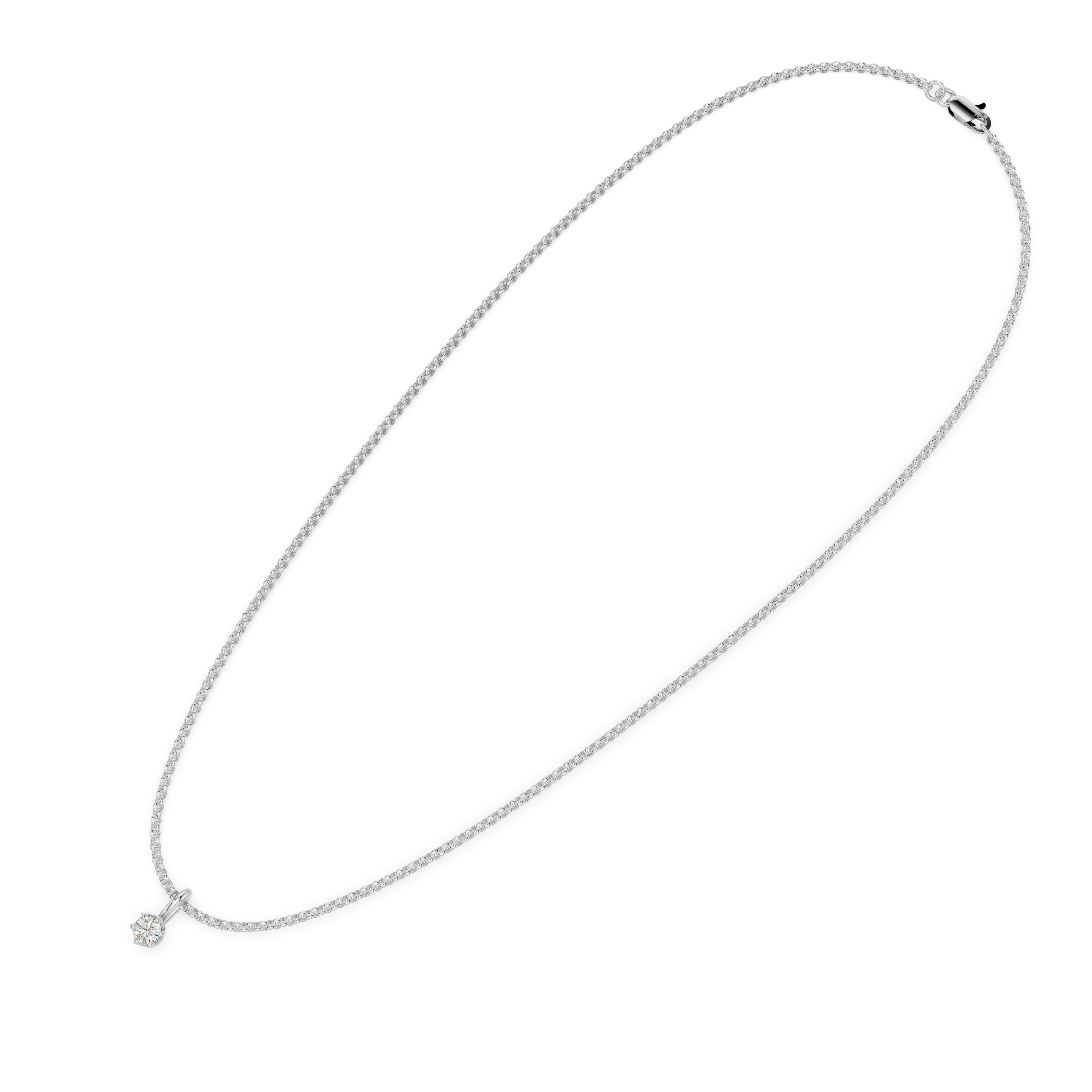 Zlatý náhrdelník s diamantem