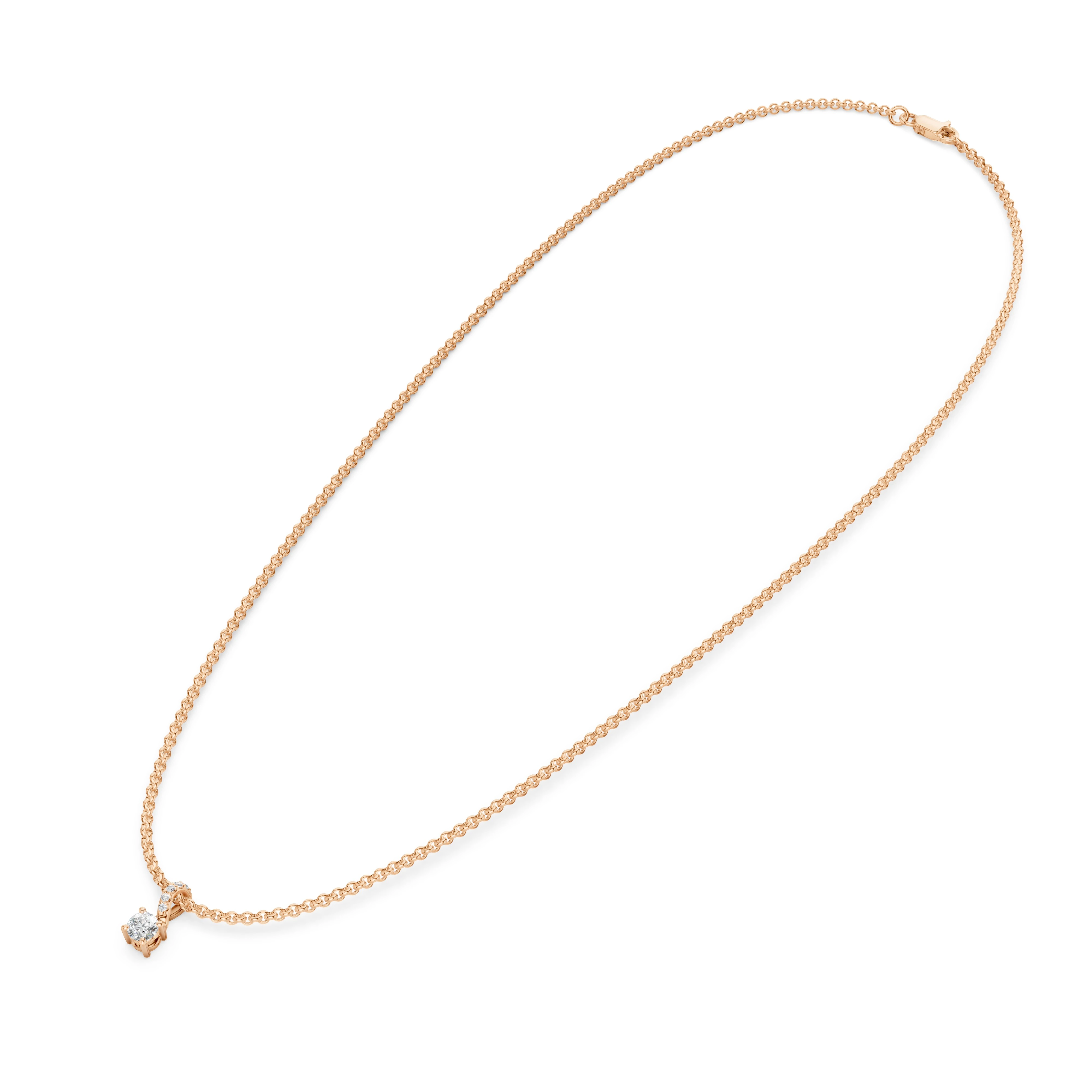 Zlatý náhrdelník s diamanty
