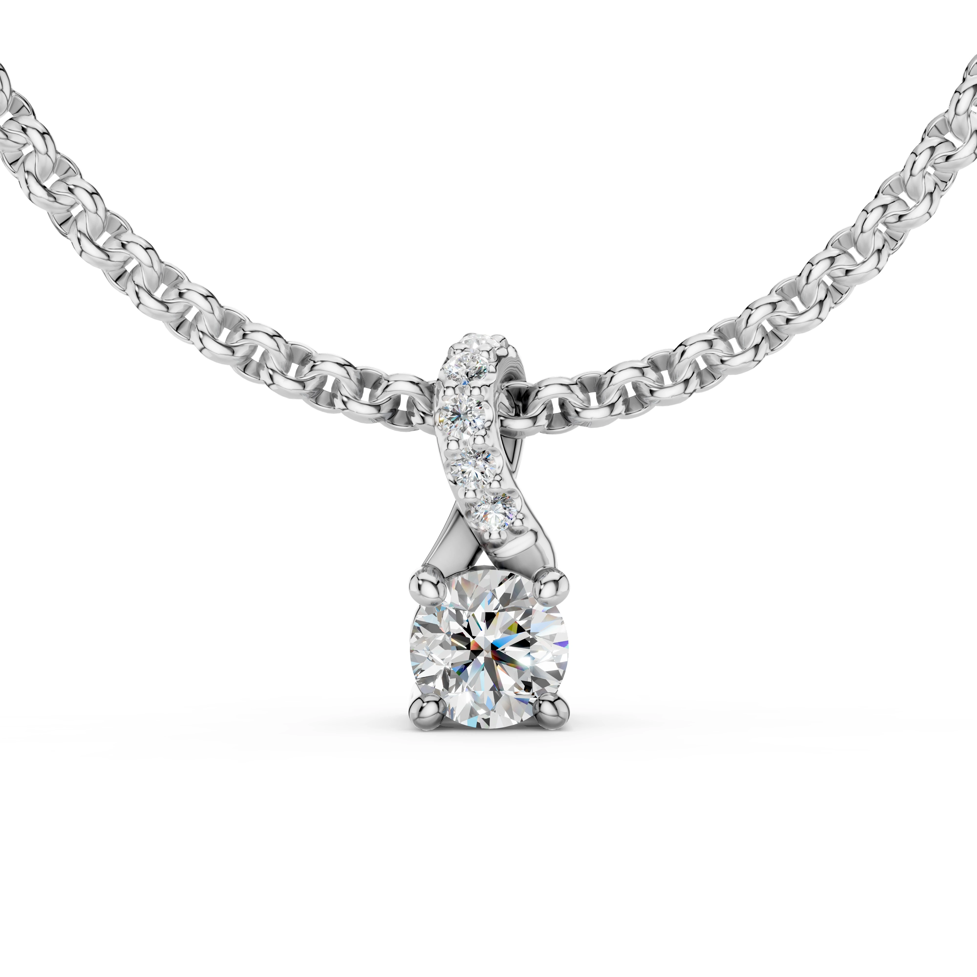 Přívěs N008 s přírodními diamanty