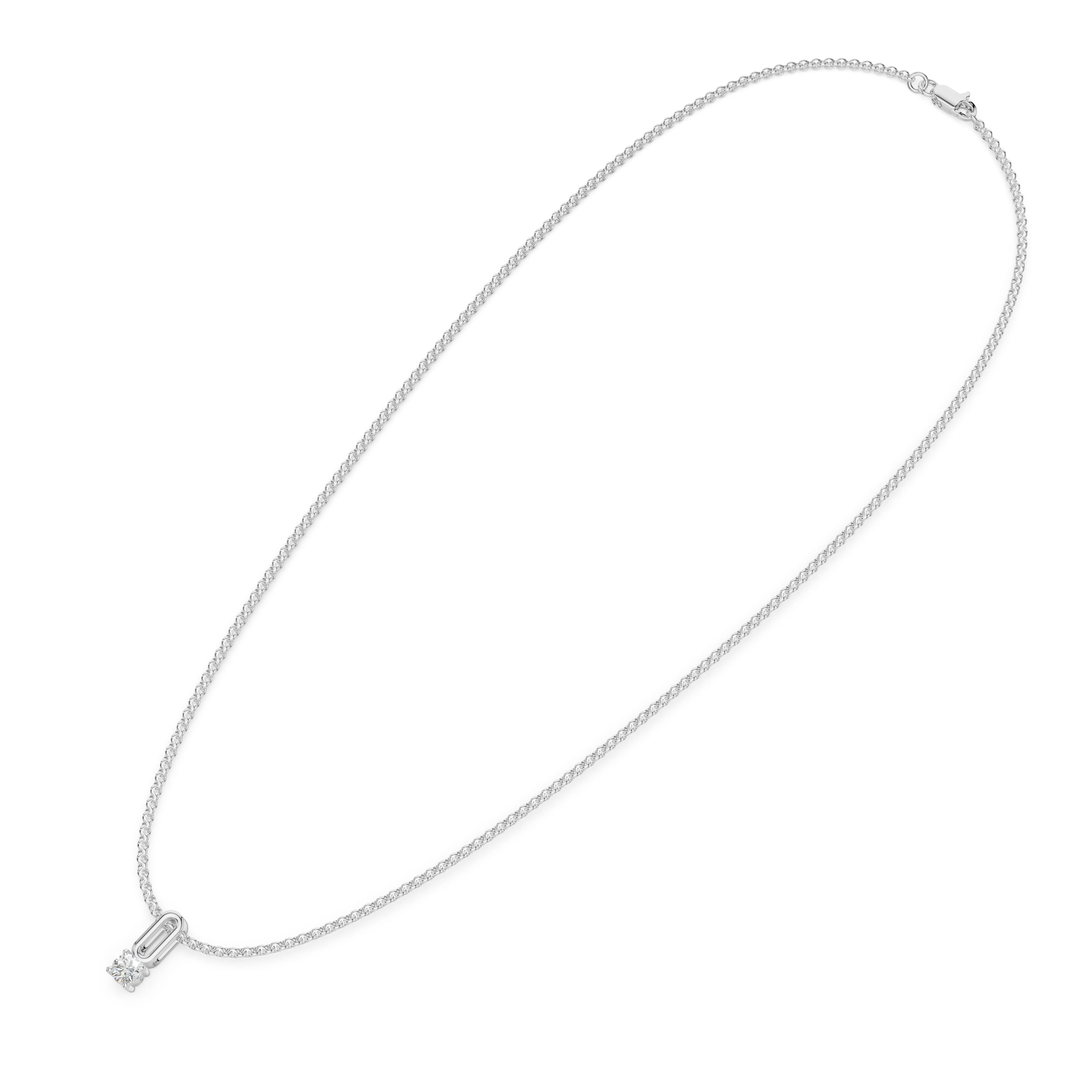 Zlatý náhrdelník s diamantem N010