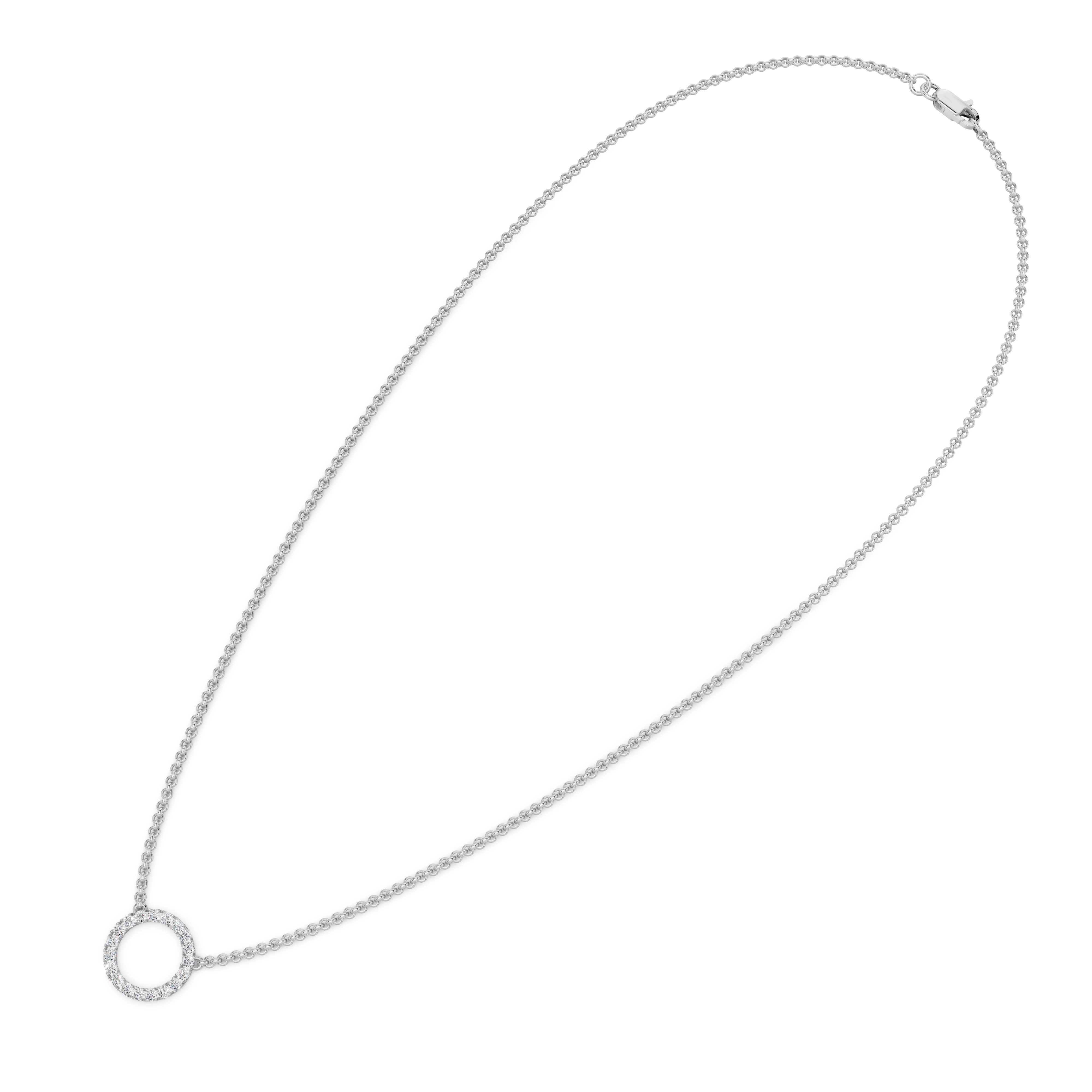 Zlatý náhrdelník s diamanty