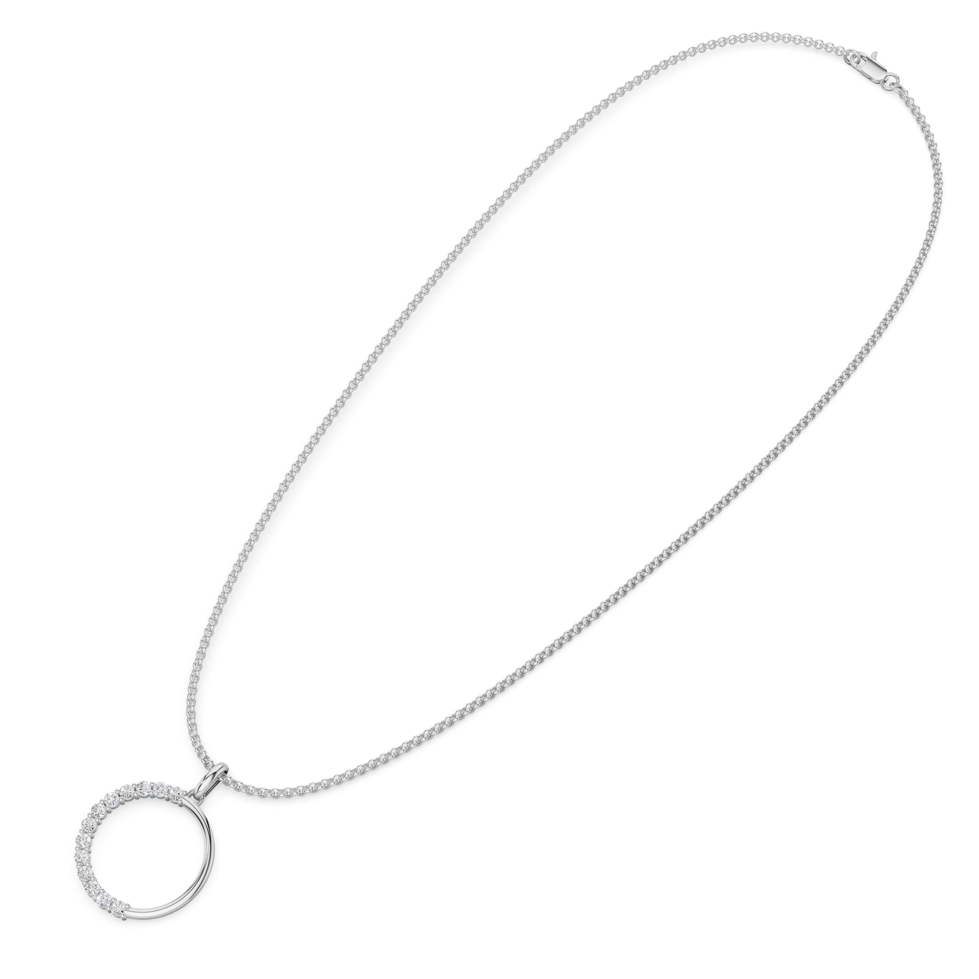 Zlatý náhrdelník s diamanty