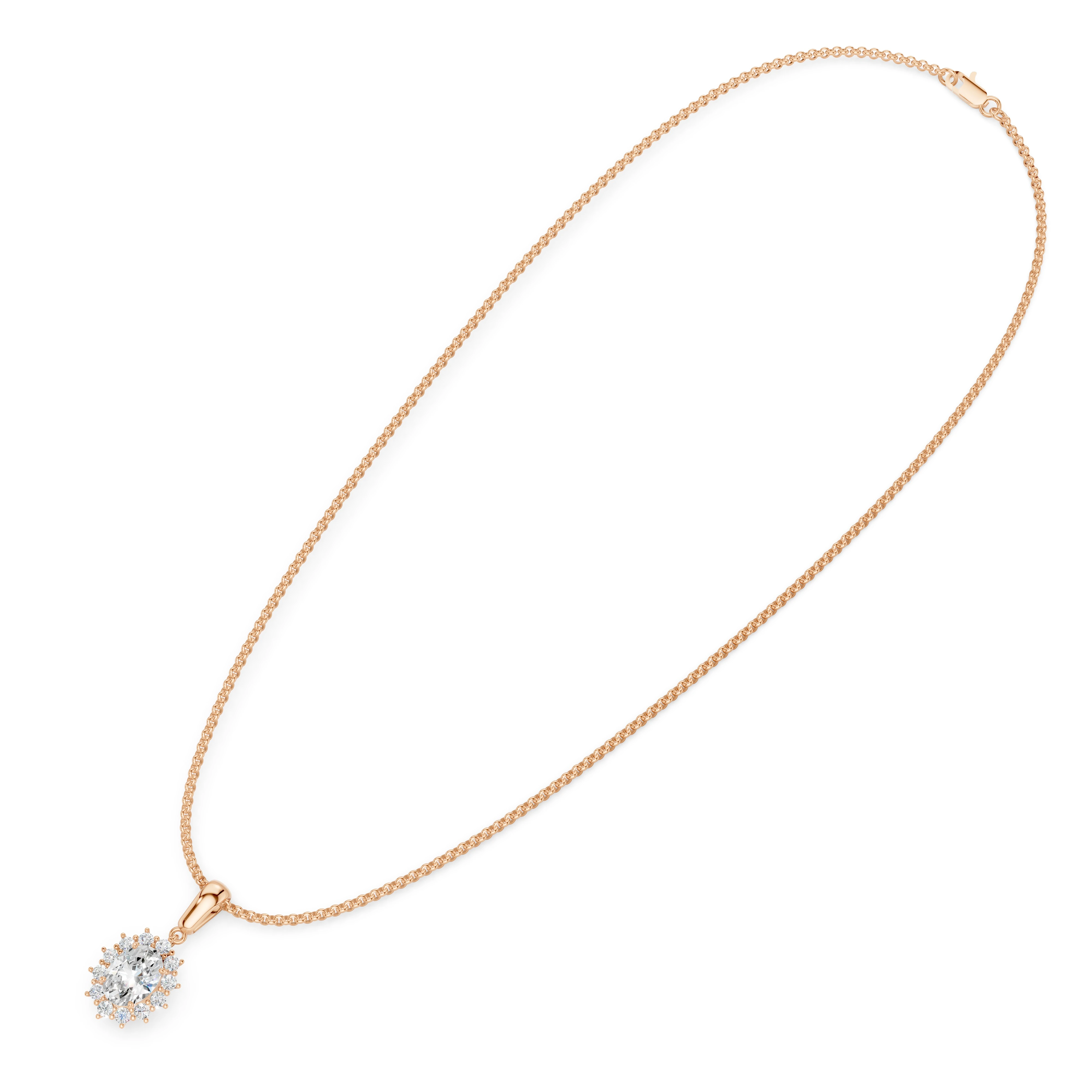Zlatý náhrdelník s diamanty