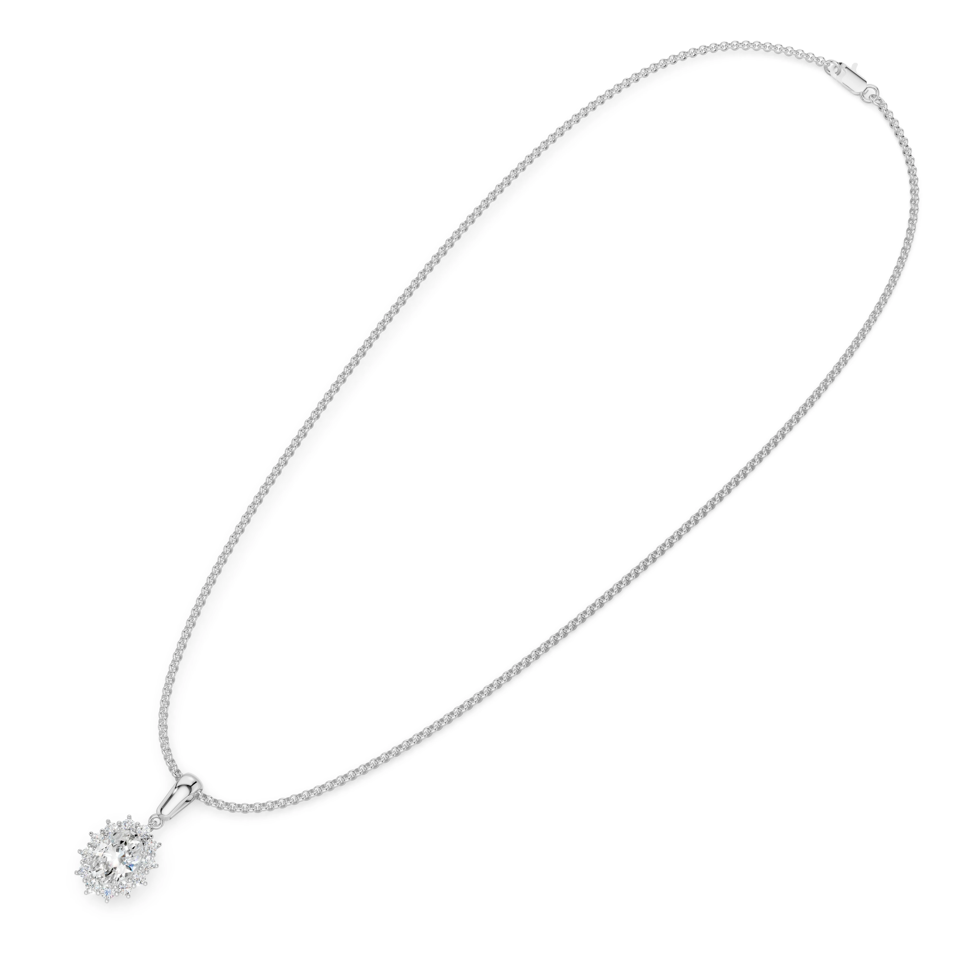 Zlatý náhrdelník s diamanty