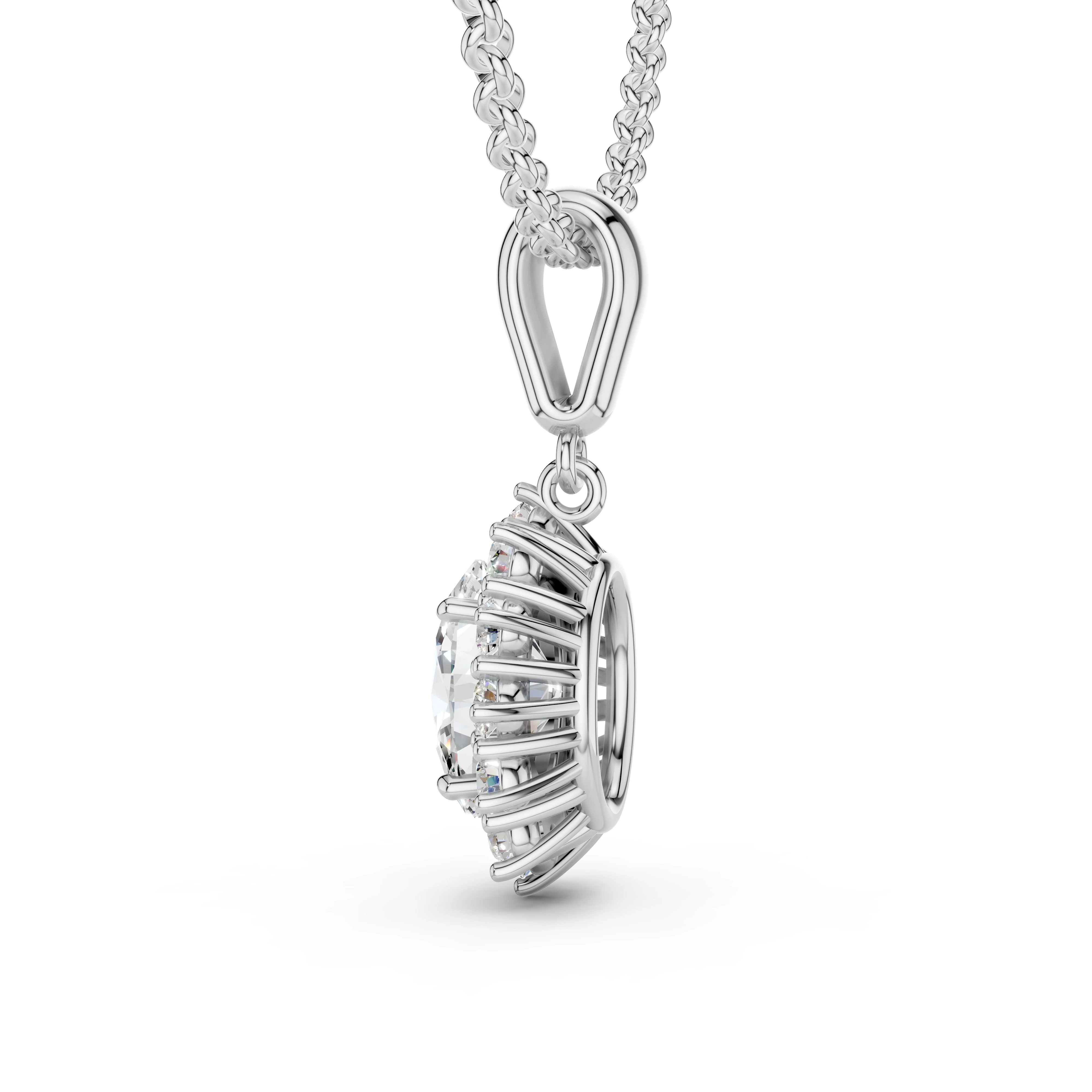 Zlatý náhrdelník s diamanty