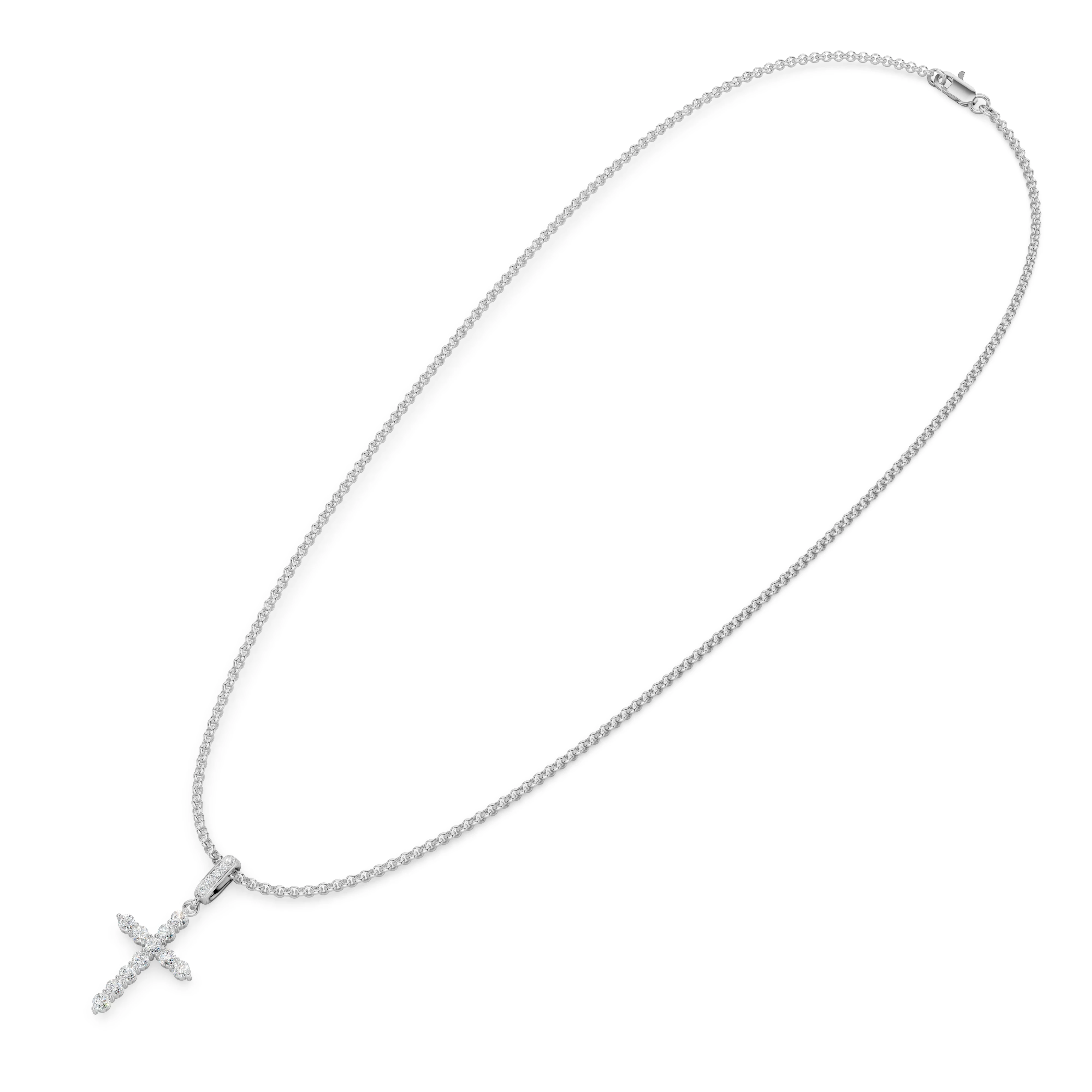 Zlatý náhrdelník s diamanty