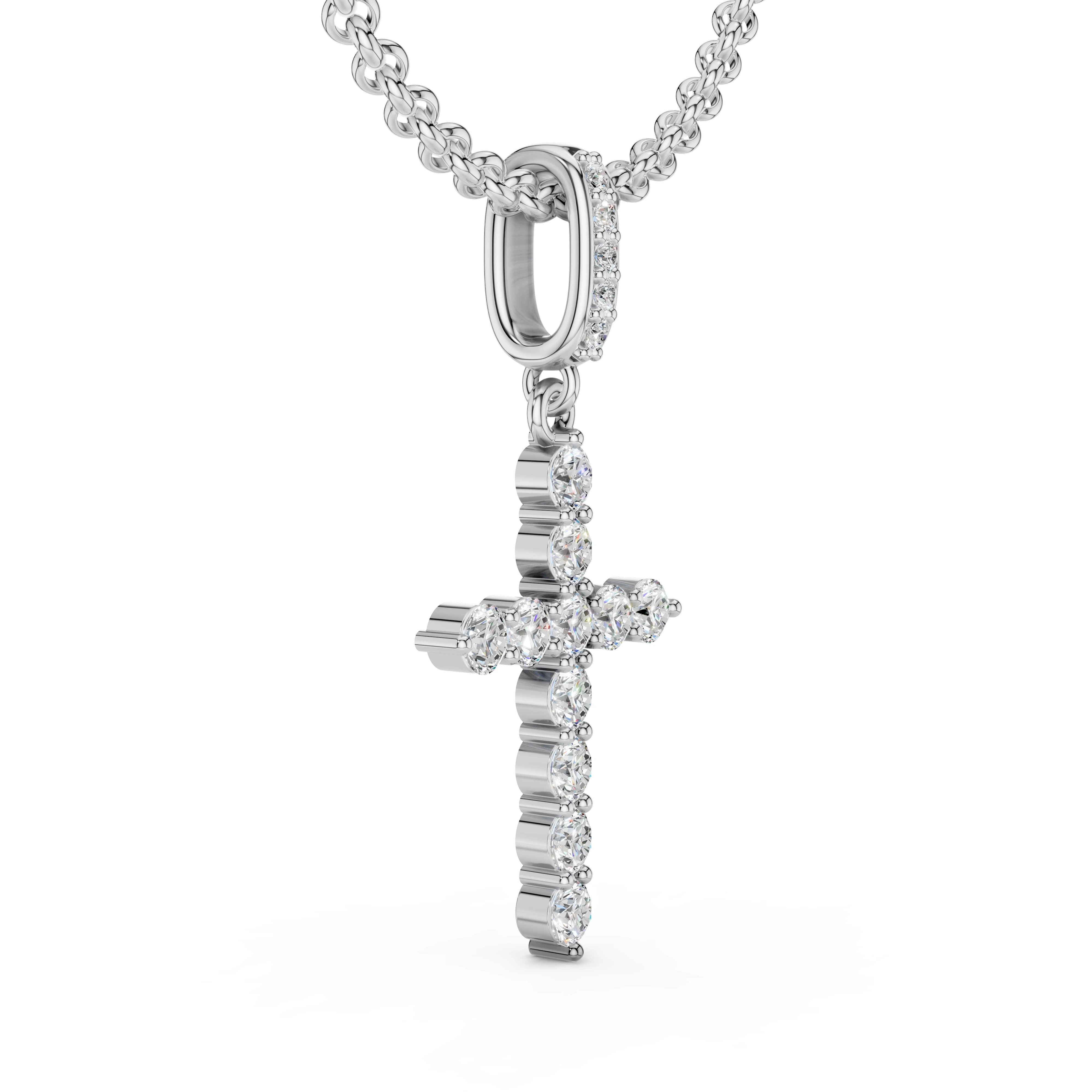 Zlatý náhrdelník s diamanty