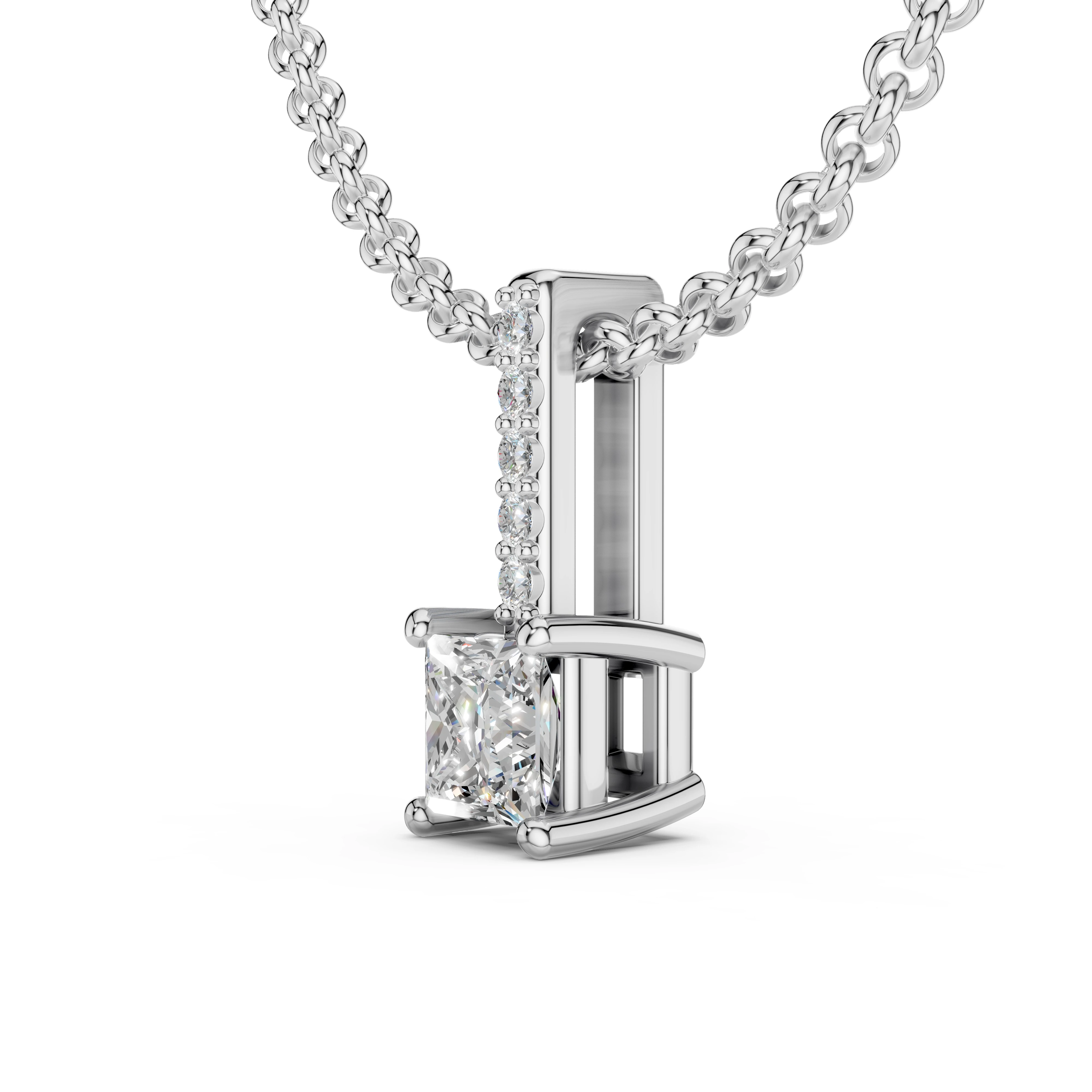 Zlatý přívěs N027 s přírodními diamanty
