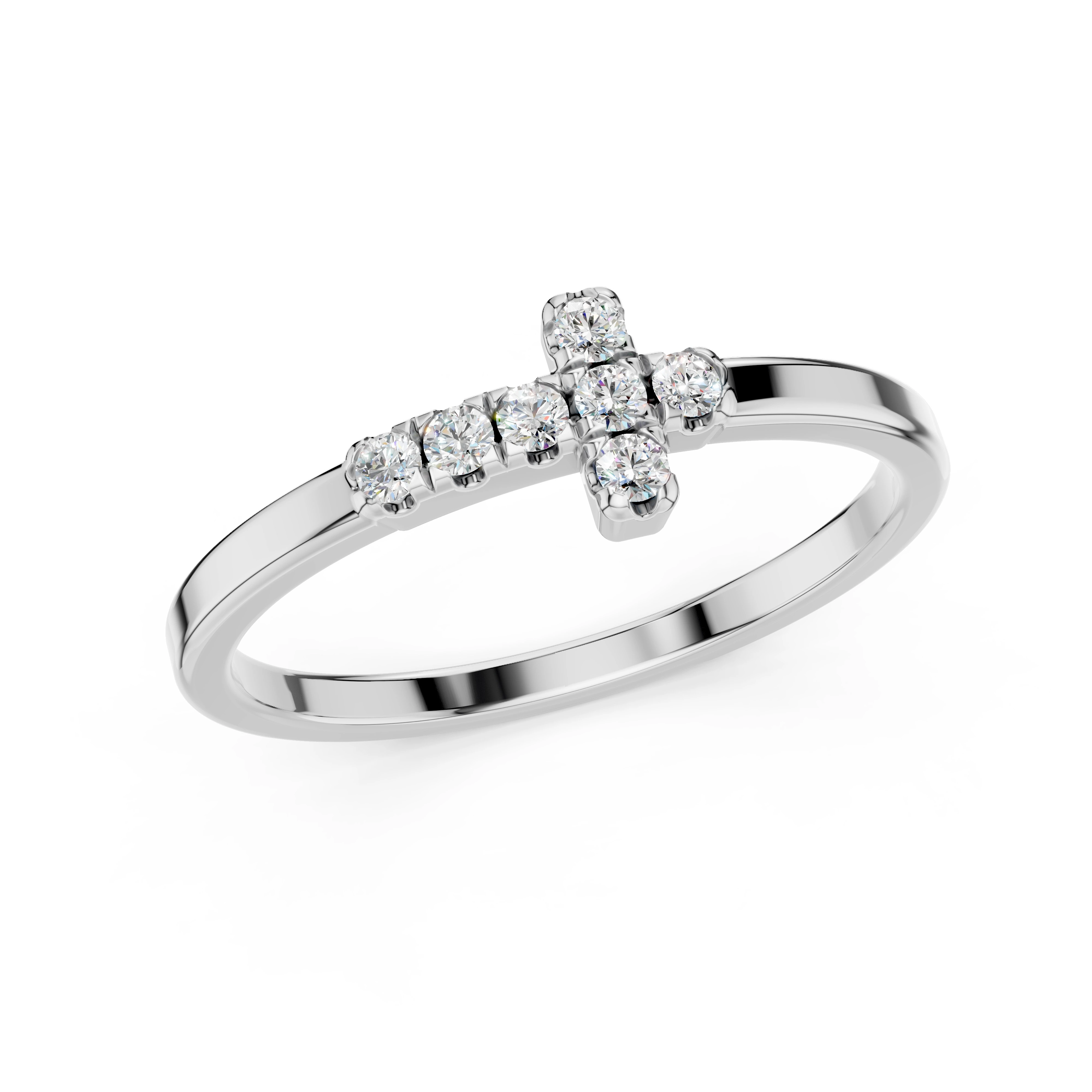 Prsten P024 s laboratorními diamanty